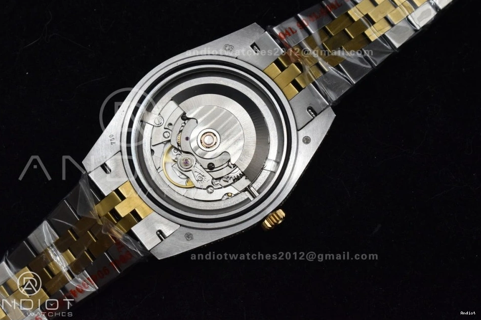 Gold Version Best 2 Tone Dial Diamond 41mm DateJust Yellow TWD Roman 0503
